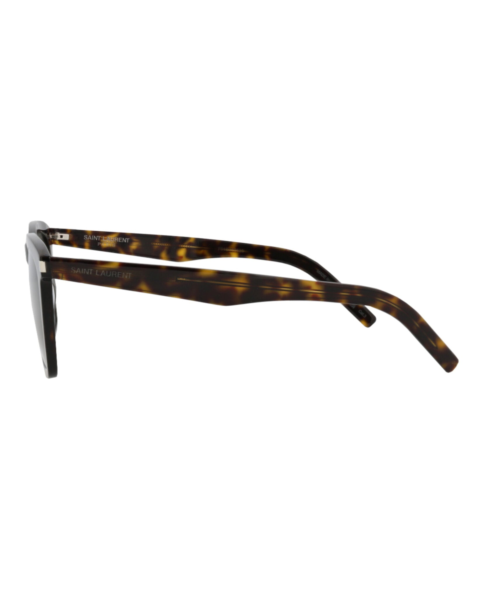 Saint Laurent Mens Square/Rectangle Havana Havana Grey Fashion Designer Eyewear