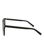 Saint Laurent Mens Square/Rectangle Black Black Grey Fashion Designer Eyewear