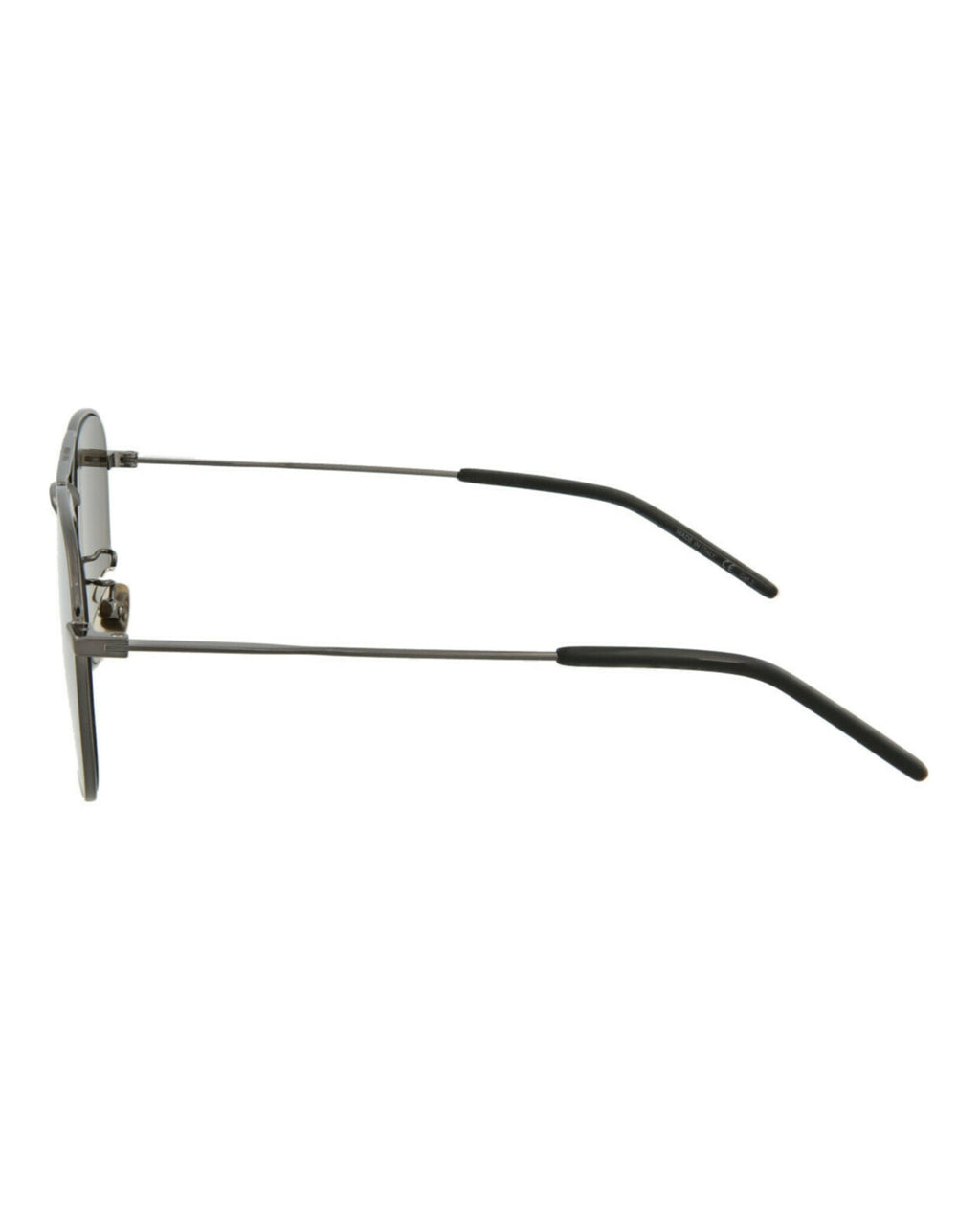 Saint Laurent Unisex Aviator Ruthenium Ruthenium Brown Fashion Designer Eyewear