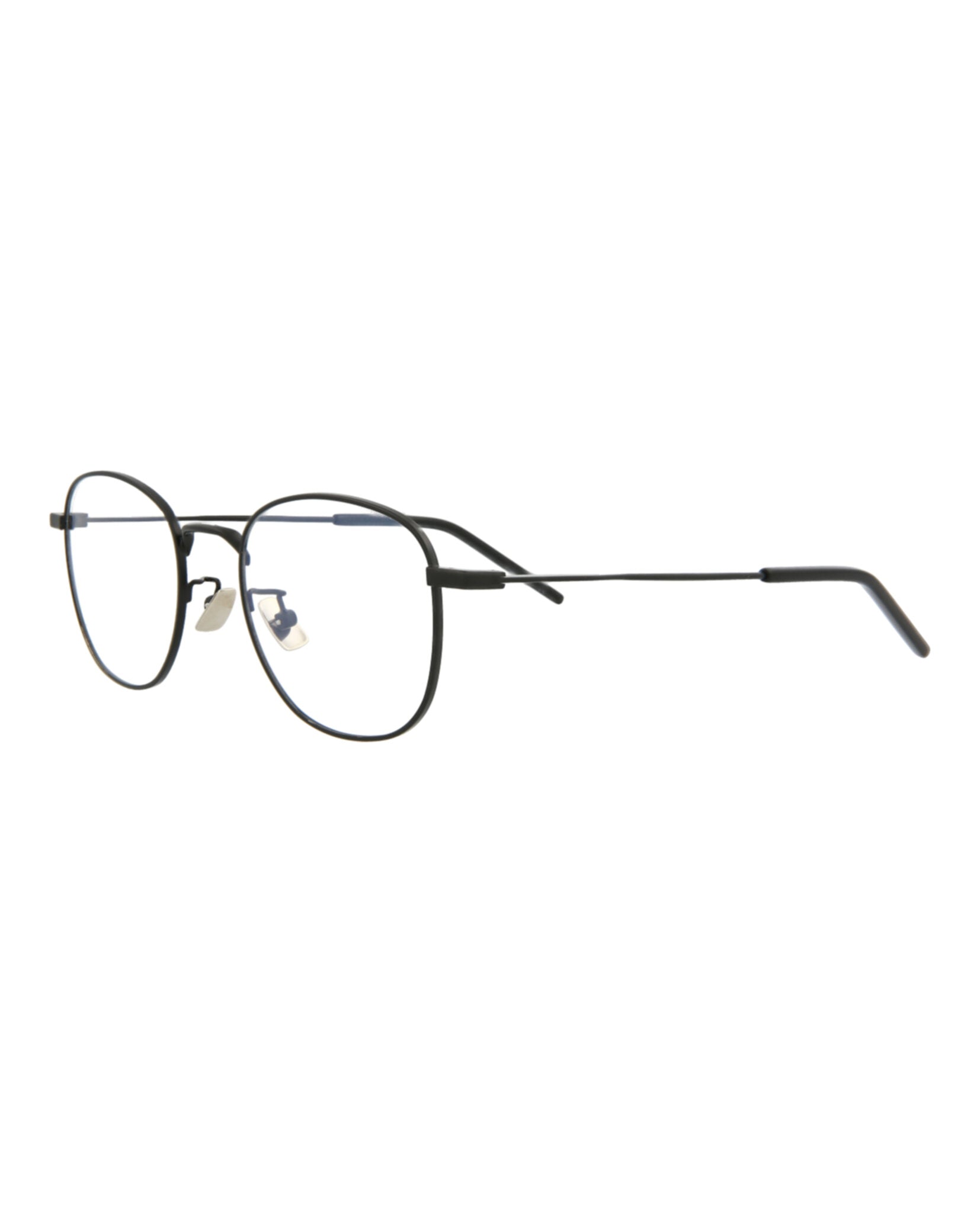 Saint Laurent Unisex Round/Oval Black Black Transparent Fashion Designer Eyewear