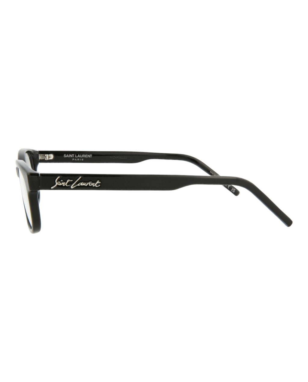 Saint Laurent Unisex Round/Oval Black Black Transparent Fashion Designer Eyewear