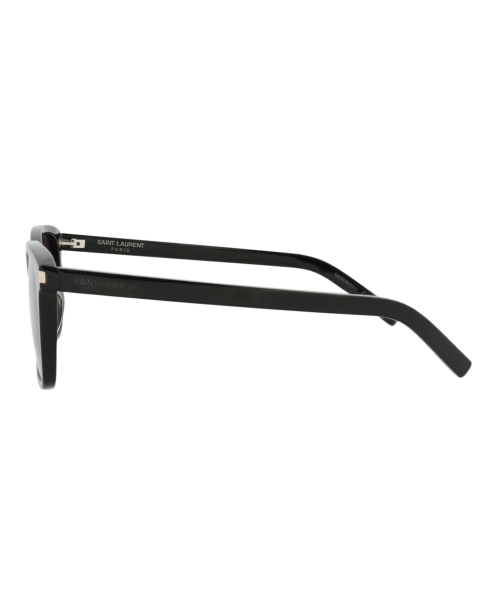 Saint Laurent Mens Square/Rectangle Black Black Black Fashion Designer Eyewear