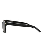 Saint Laurent Womens Cat Eye Black Black Black Fashion Designer Eyewear
