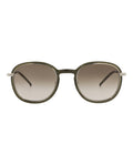 Saint Laurent Unisex Round/Oval Green Silver Brown Fashion Designer Eyewear