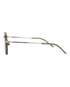 Saint Laurent Unisex Round/Oval Green Silver Brown Fashion Designer Eyewear