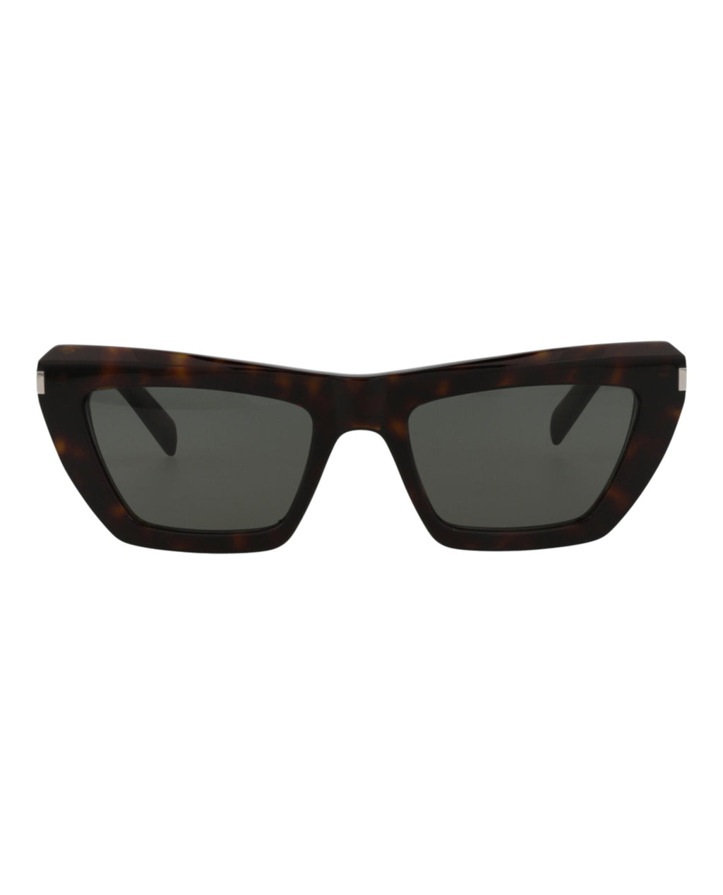 Saint Laurent Womens Square/Rectangle Havana Havana Grey Fashion Designer Eyewear