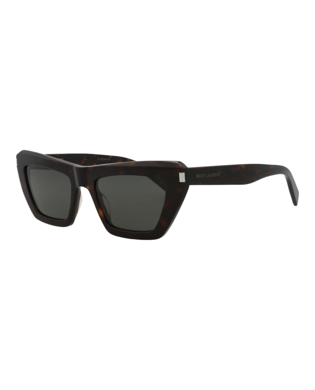 Saint Laurent Womens Square/Rectangle Havana Havana Grey Fashion Designer Eyewear