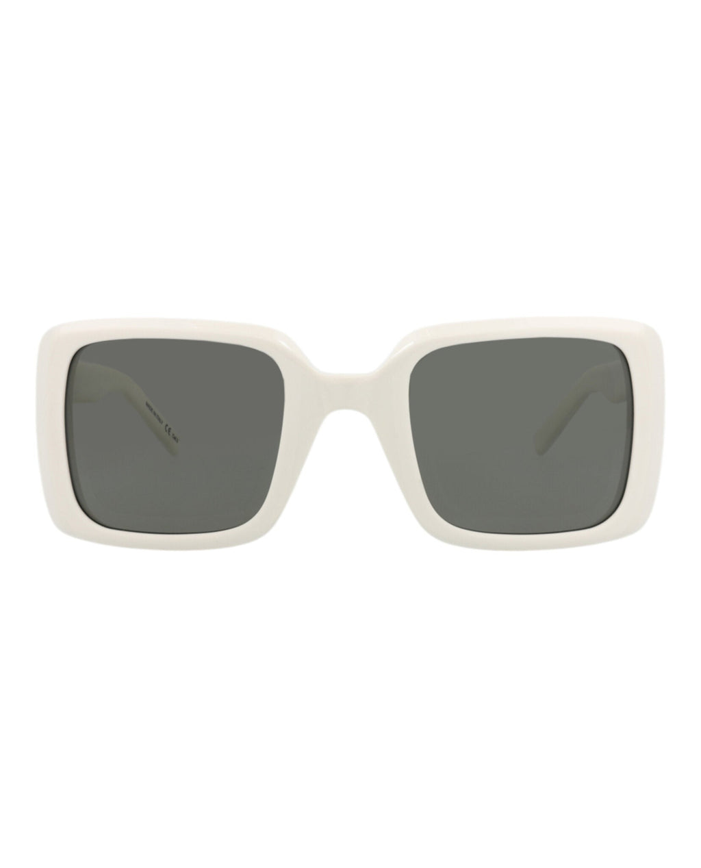 Saint Laurent Womens Square/Rectangle Ivory Ivory Grey Fashion Designer Eyewear