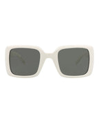 Saint Laurent Womens Square/Rectangle Ivory Ivory Grey Fashion Designer Eyewear