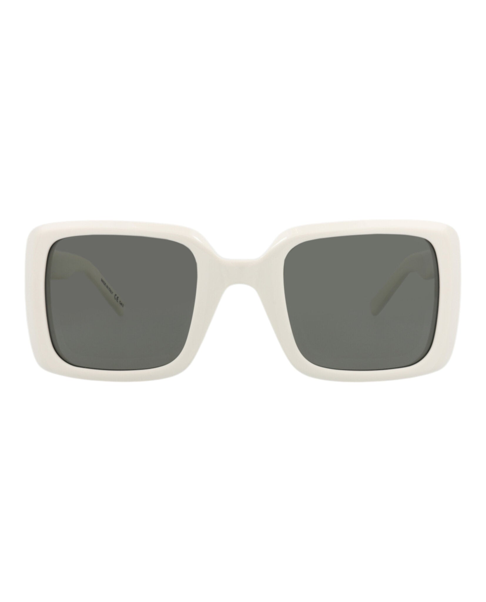 Saint Laurent Womens Square/Rectangle Ivory Ivory Grey Fashion Designer Eyewear