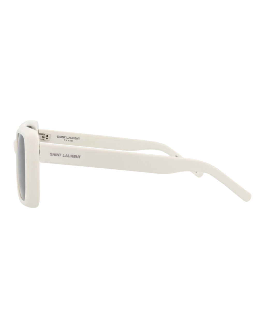Saint Laurent Womens Square/Rectangle Ivory Ivory Grey Fashion Designer Eyewear