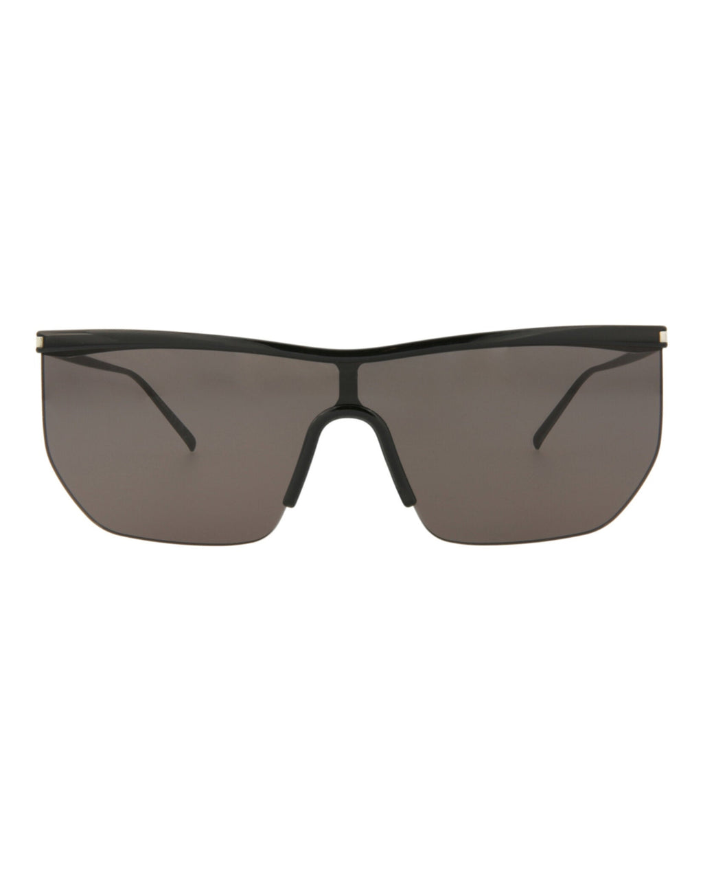 Saint Laurent Womens Shield/Wrap Black Black Black Fashion Designer Eyewear