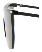 Saint Laurent Womens Shield/Wrap Black Black Black Fashion Designer Eyewear