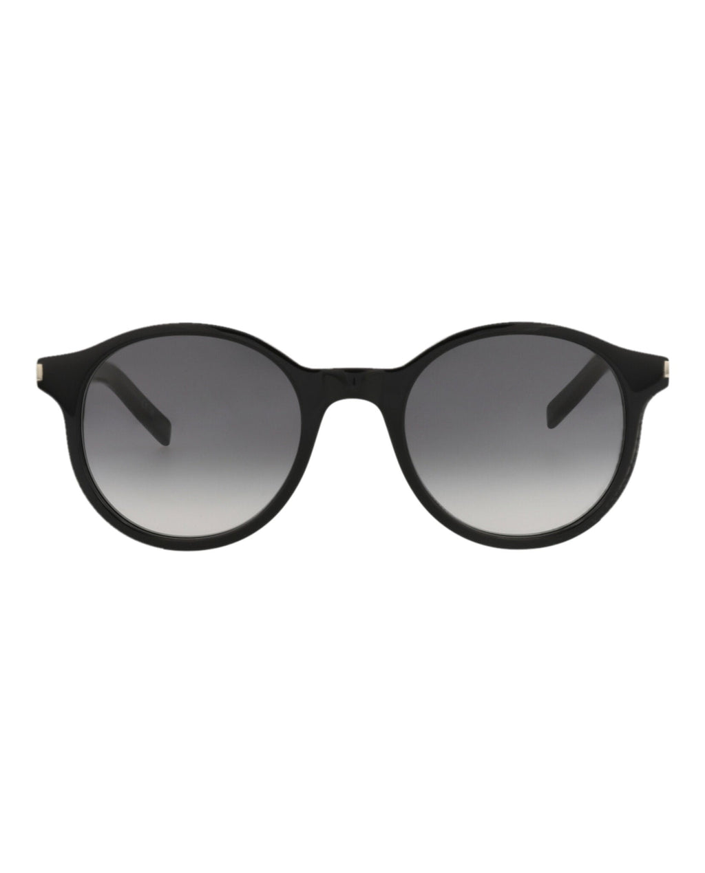 Saint Laurent Unisex Round/Oval Black Black Grey Fashion Designer Eyewear