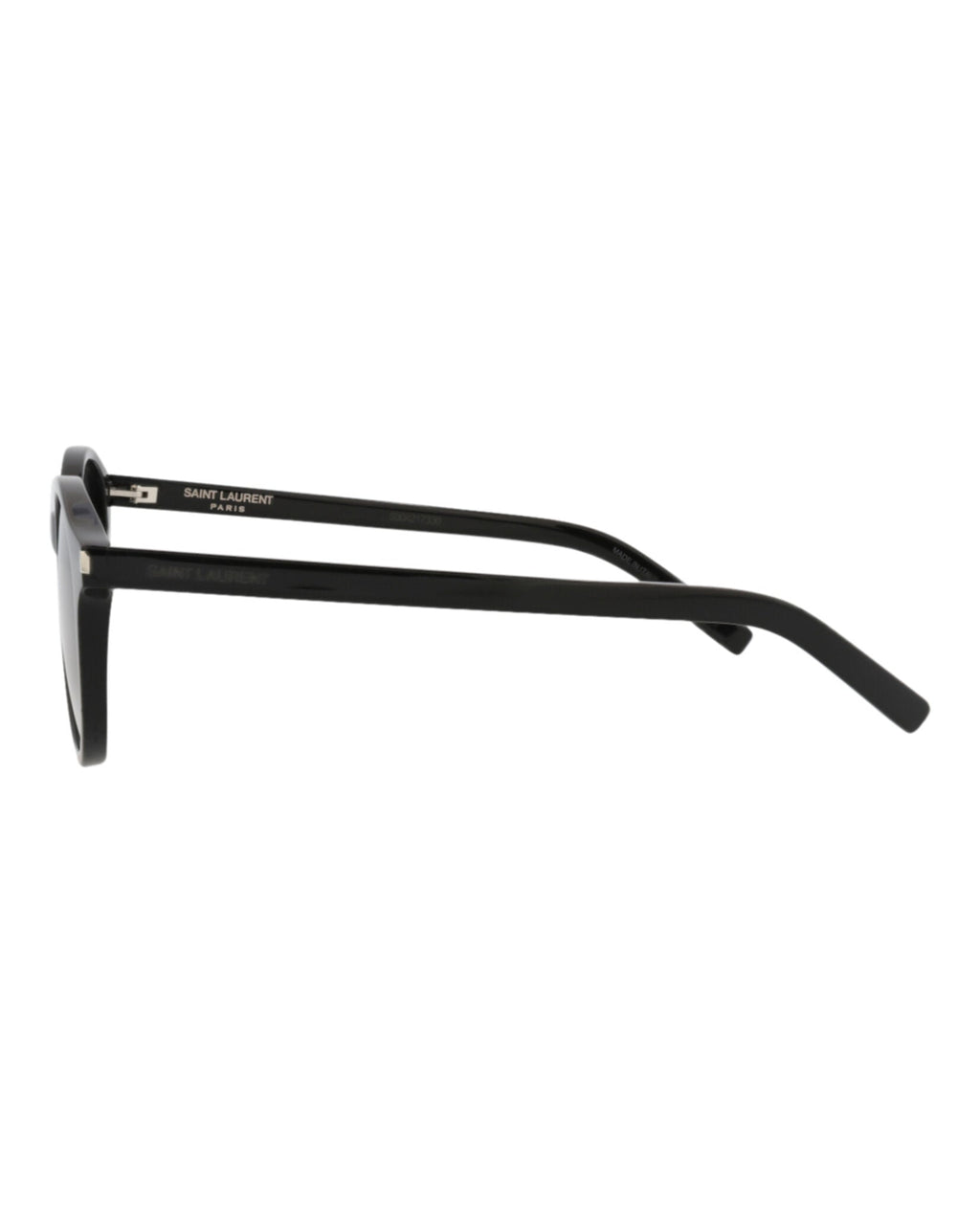 Saint Laurent Unisex Round/Oval Black Black Grey Fashion Designer Eyewear