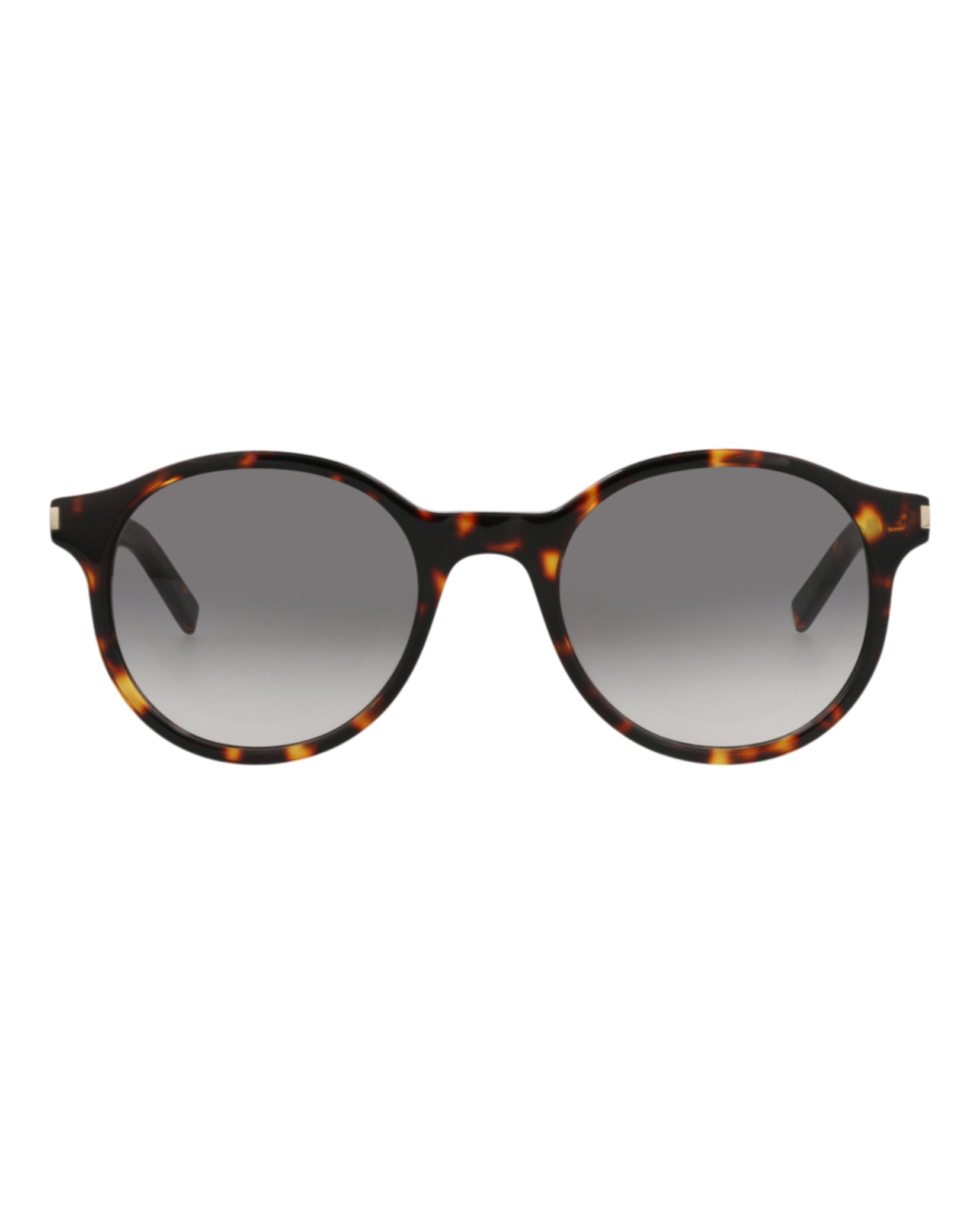 Saint Laurent Unisex Round/Oval Havana Havana Grey Fashion Designer Eyewear