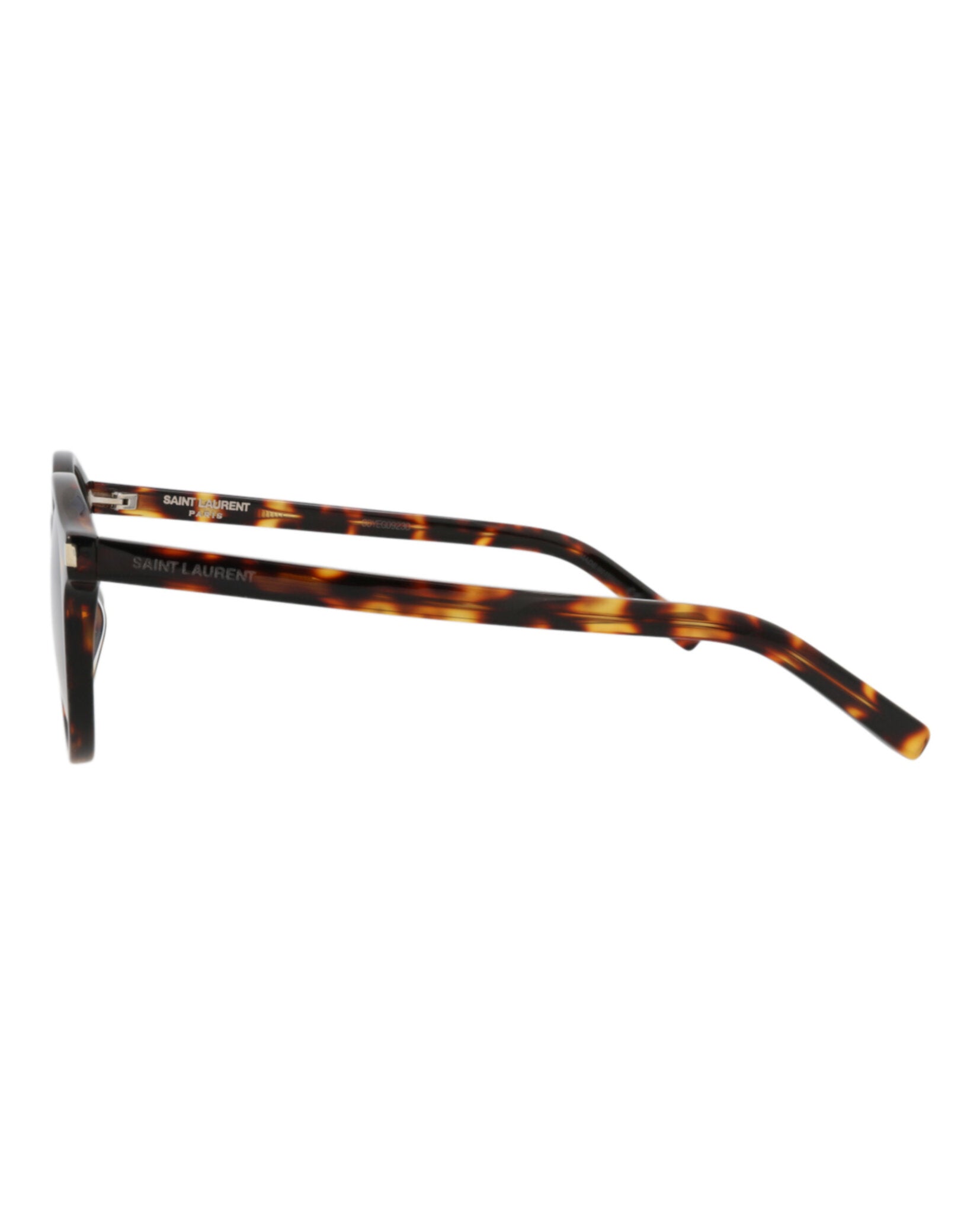 Saint Laurent Unisex Round/Oval Havana Havana Grey Fashion Designer Eyewear