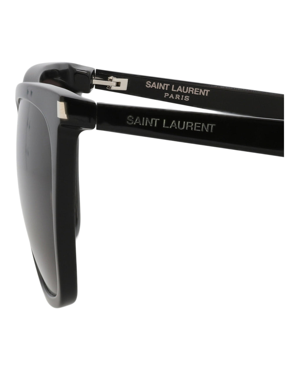 Saint Laurent Womens Cat Eye Black Black Black Fashion Designer Eyewear