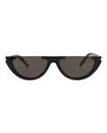 Saint Laurent Unisex Cat Eye Black Black Black Fashion Designer Eyewear