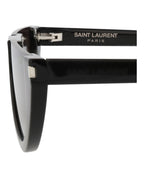 Saint Laurent Unisex Cat Eye Black Black Black Fashion Designer Eyewear