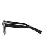 Saint Laurent Unisex Round/Oval Black Black Black Fashion Designer Eyewear