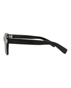 Saint Laurent Unisex Square/Rectangle Black Black Black Fashion Designer Eyewear