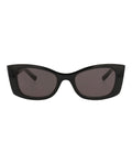 Saint Laurent Womens Cat Eye Black Black Black Fashion Designer Eyewear