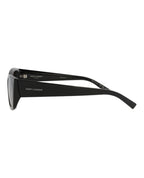 Saint Laurent Womens Cat Eye Black Black Black Fashion Designer Eyewear