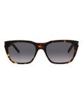 Saint Laurent Mens Square/Rectangle Havana Havana Grey Fashion Designer Eyewear