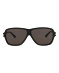Saint Laurent Mens Aviator Black Black Black Fashion Designer Eyewear