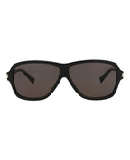 Saint Laurent Mens Aviator Black Black Black Fashion Designer Eyewear