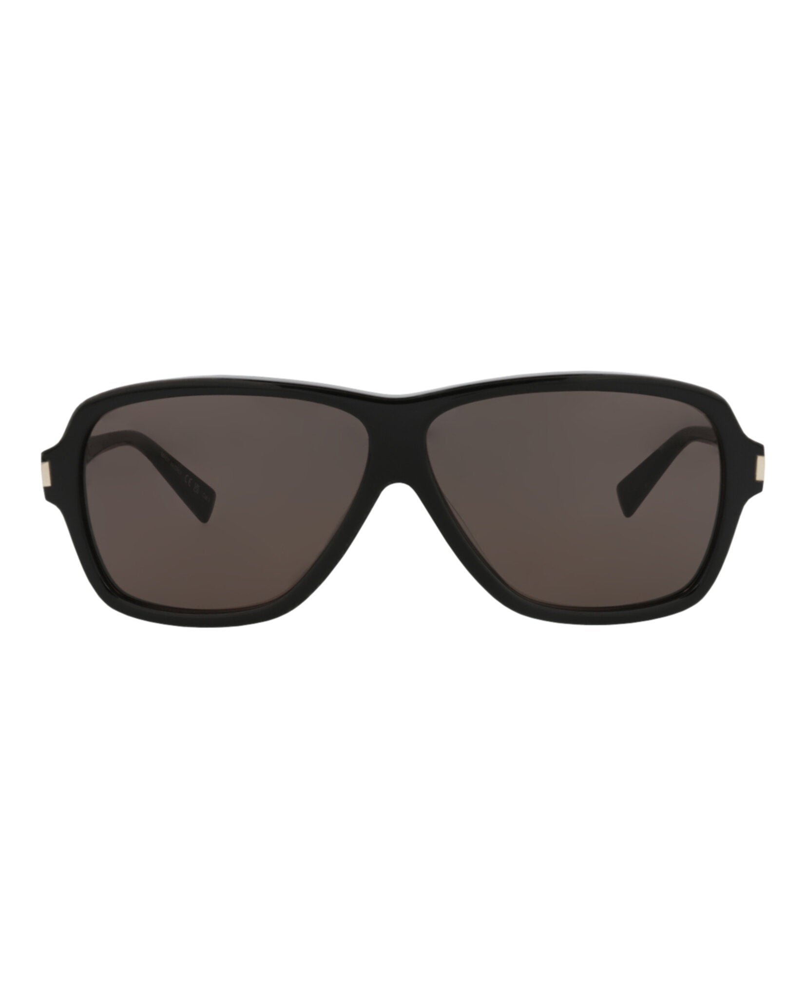 Saint Laurent Mens Aviator Black Black Black Fashion Designer Eyewear