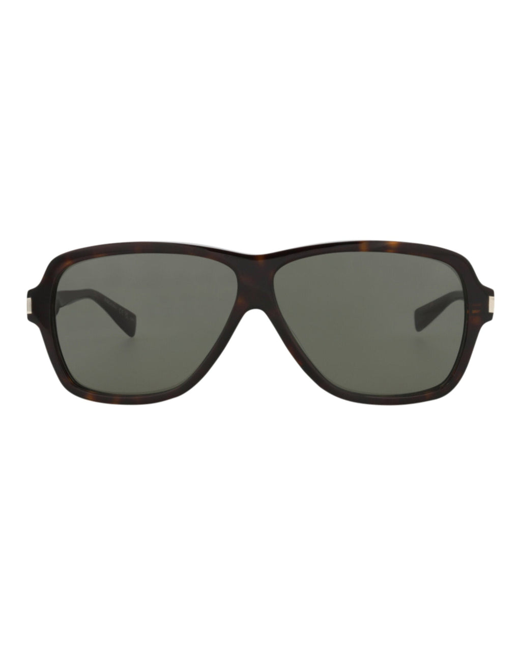 Saint Laurent Mens Aviator Havana Havana Grey Fashion Designer Eyewear