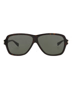 Saint Laurent Mens Aviator Havana Havana Grey Fashion Designer Eyewear