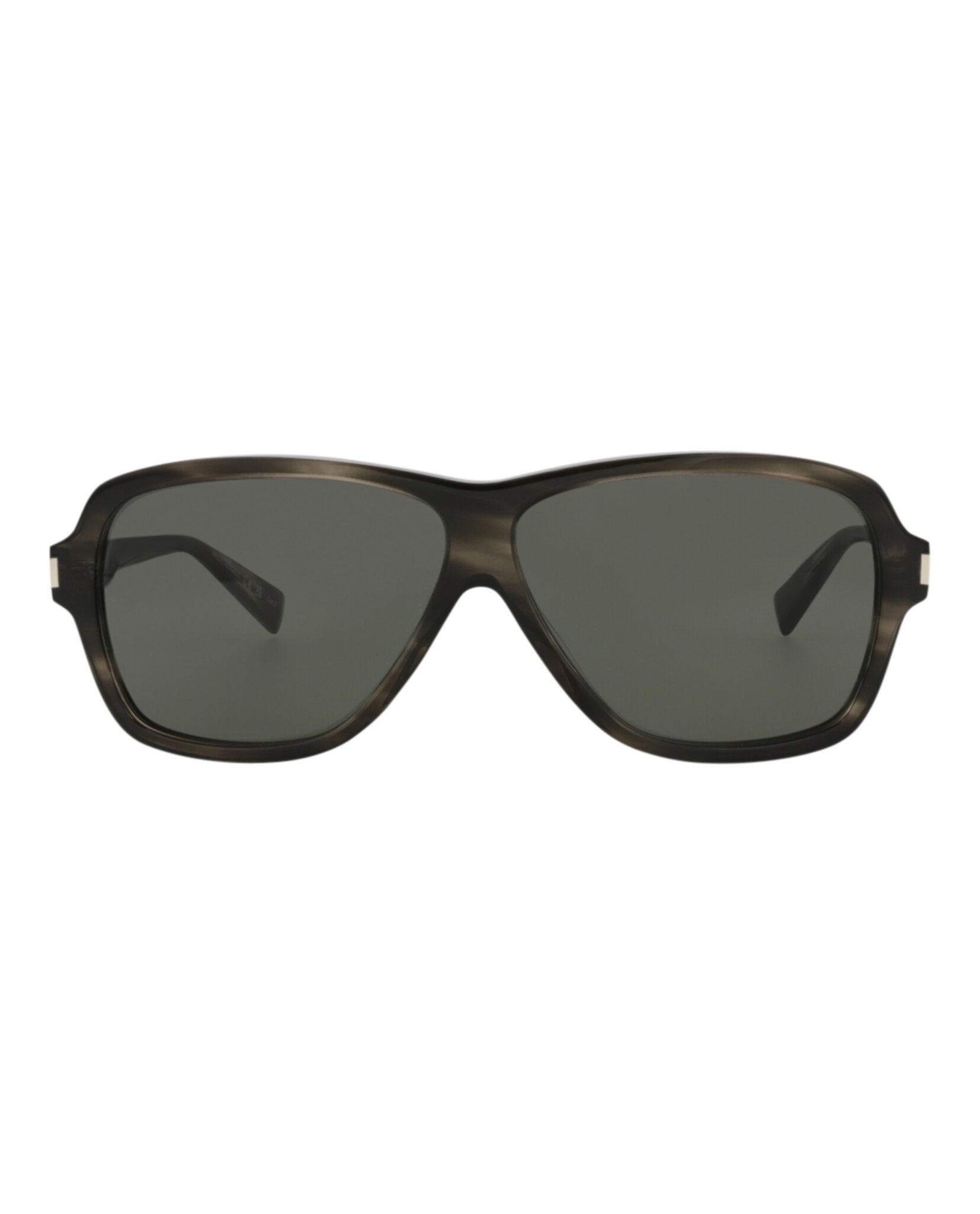 Saint Laurent Mens Aviator Havana Havana Grey Fashion Designer Eyewear