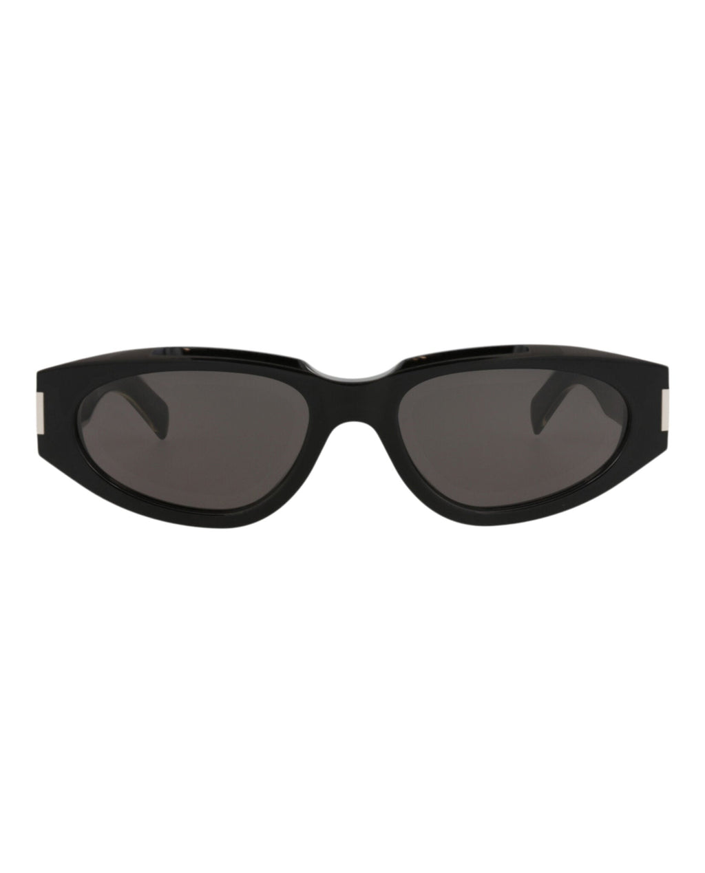 Saint Laurent Womens Round/Oval Black Crystal Black Fashion Designer Eyewear