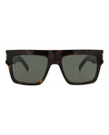 Saint Laurent Mens Square/Rectangle Havana Crystal Grey Fashion Designer Eyewear