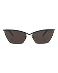Saint Laurent Womens Cat Eye Black Black Black Fashion Designer Eyewear