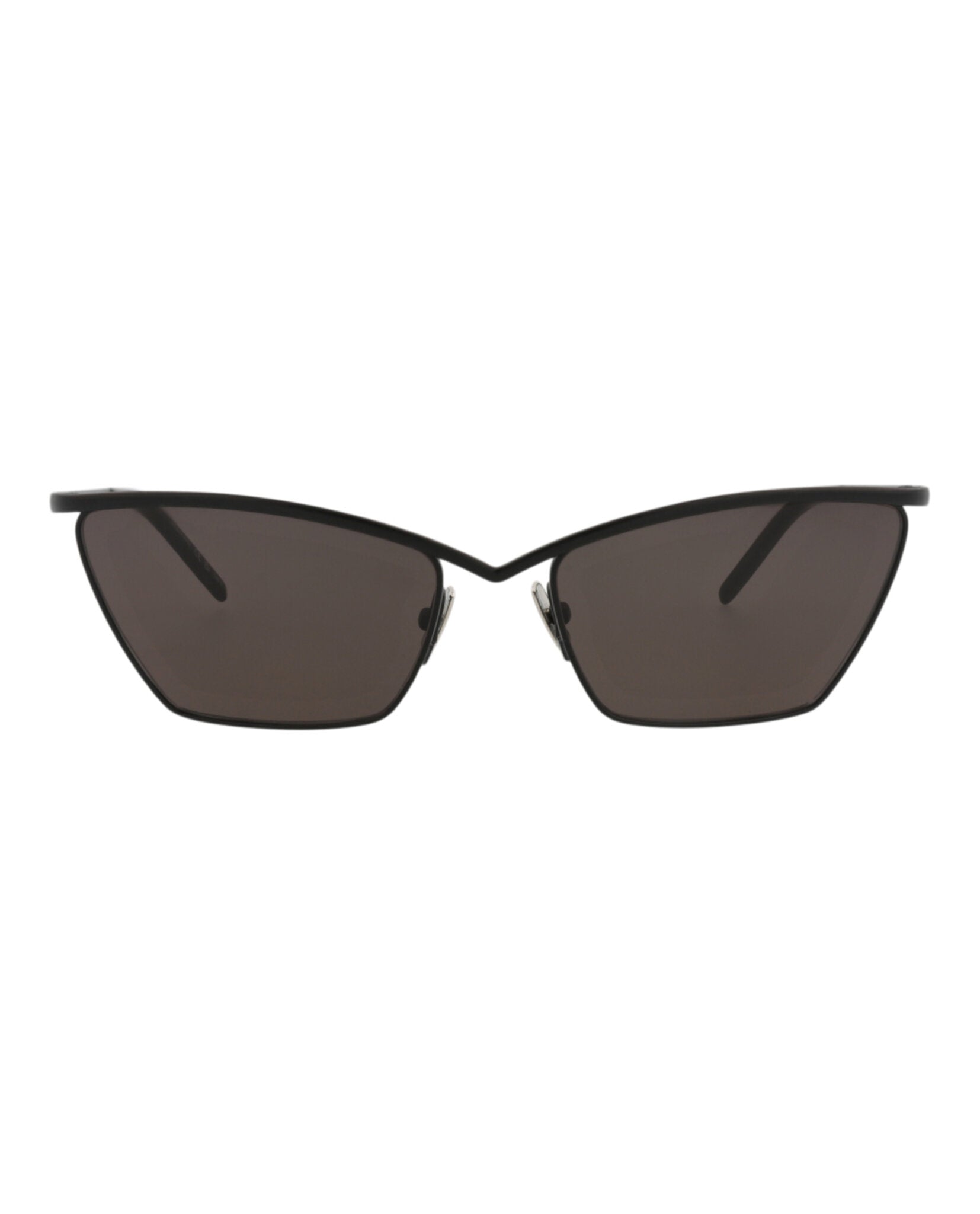Saint Laurent Womens Cat Eye Black Black Black Fashion Designer Eyewear