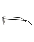 Saint Laurent Womens Cat Eye Black Black Black Fashion Designer Eyewear
