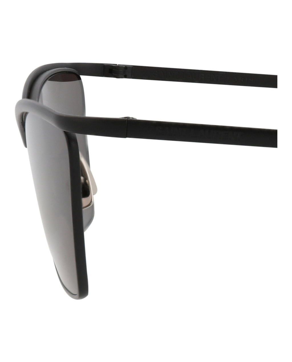 Saint Laurent Womens Cat Eye Black Black Black Fashion Designer Eyewear