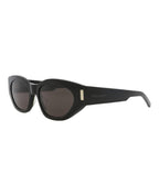 Saint Laurent Womens Cat Eye Black Black Black Fashion Designer Eyewear
