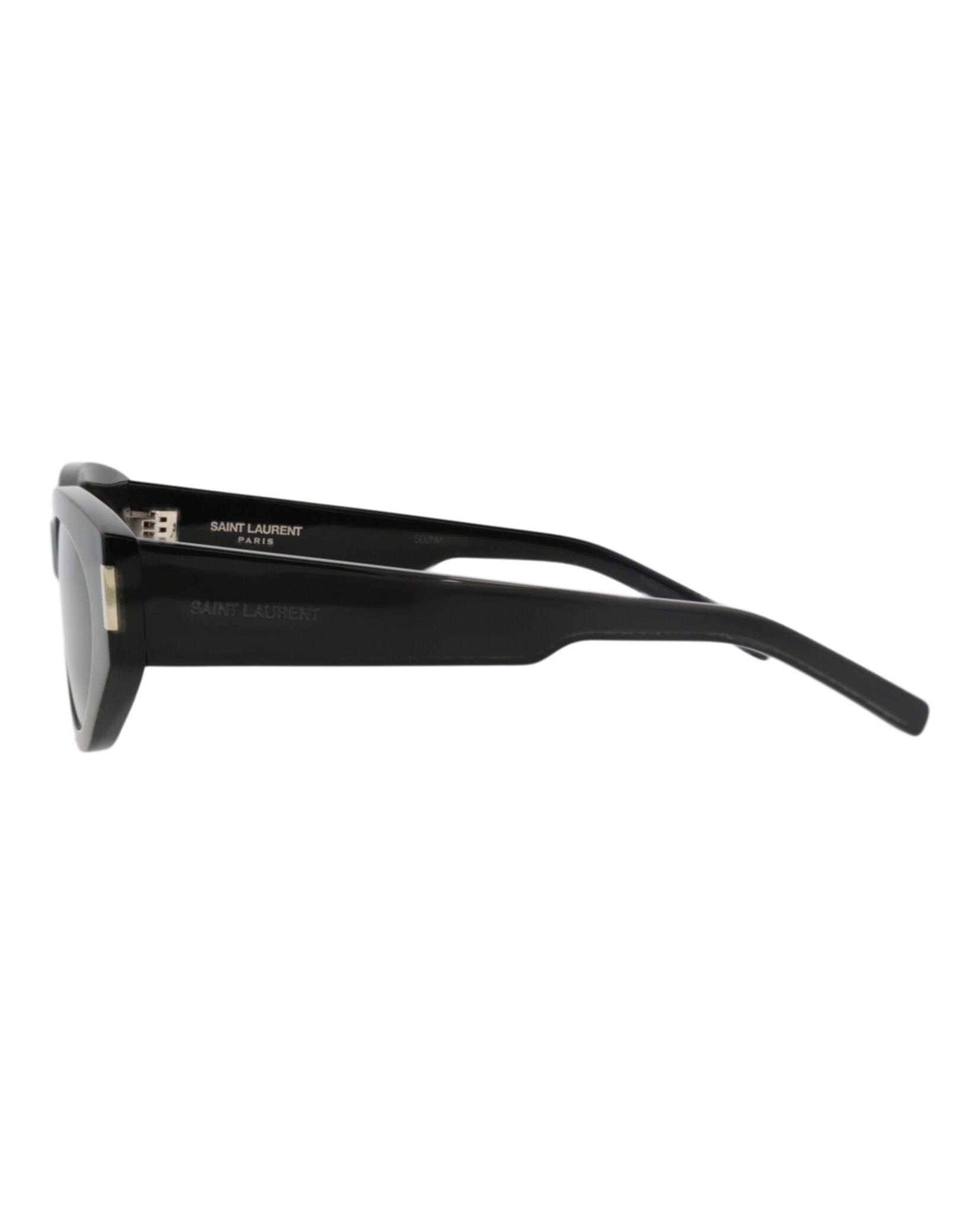 Saint Laurent Womens Cat Eye Black Black Black Fashion Designer Eyewear