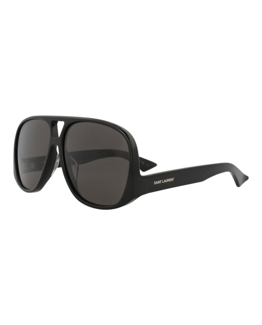 Saint Laurent Womens Aviator Black Black Black Fashion Designer Eyewear