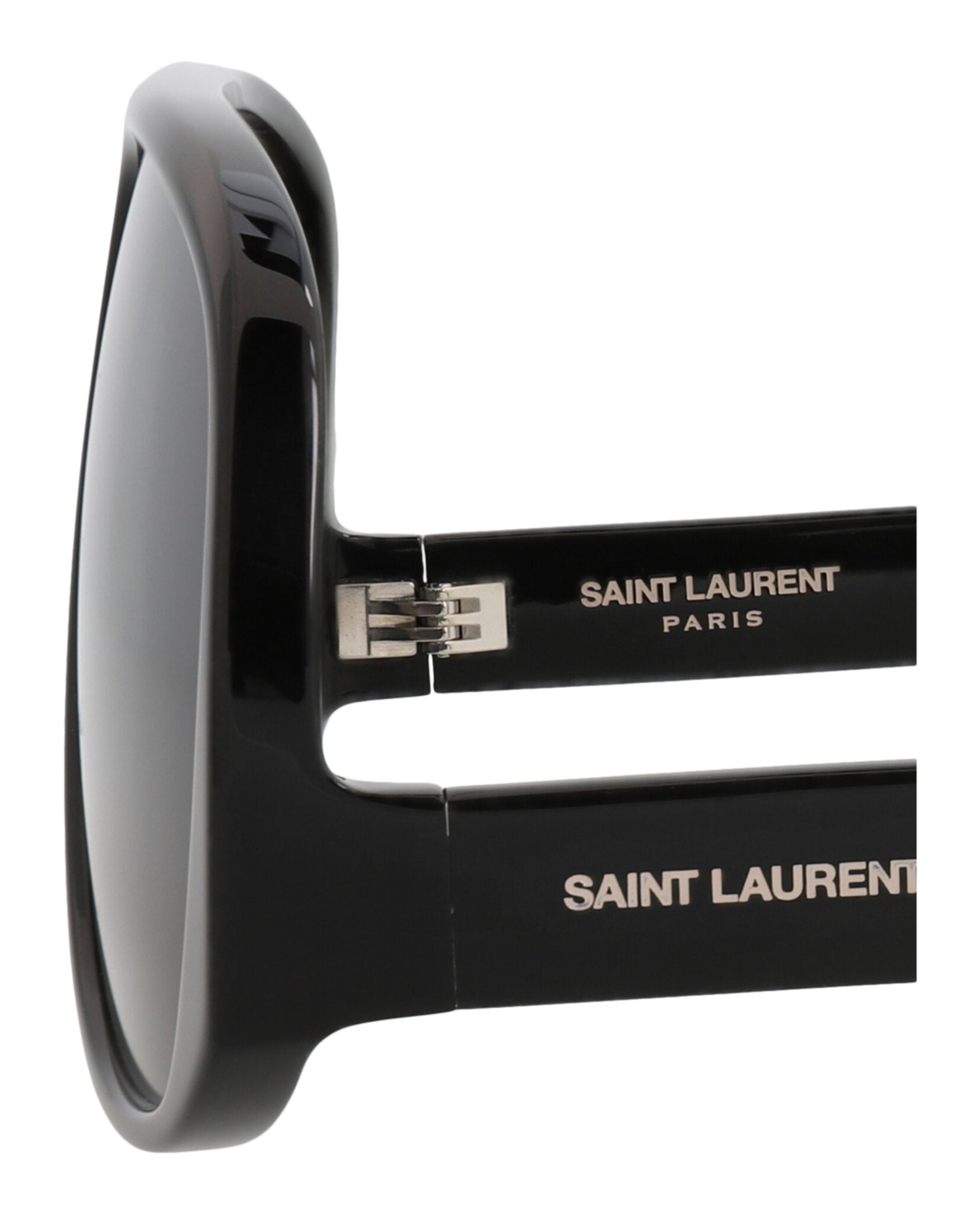 Saint Laurent Womens Aviator Black Black Black Fashion Designer Eyewear