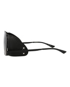 Saint Laurent Mens Aviator Black Black Black Fashion Designer Eyewear