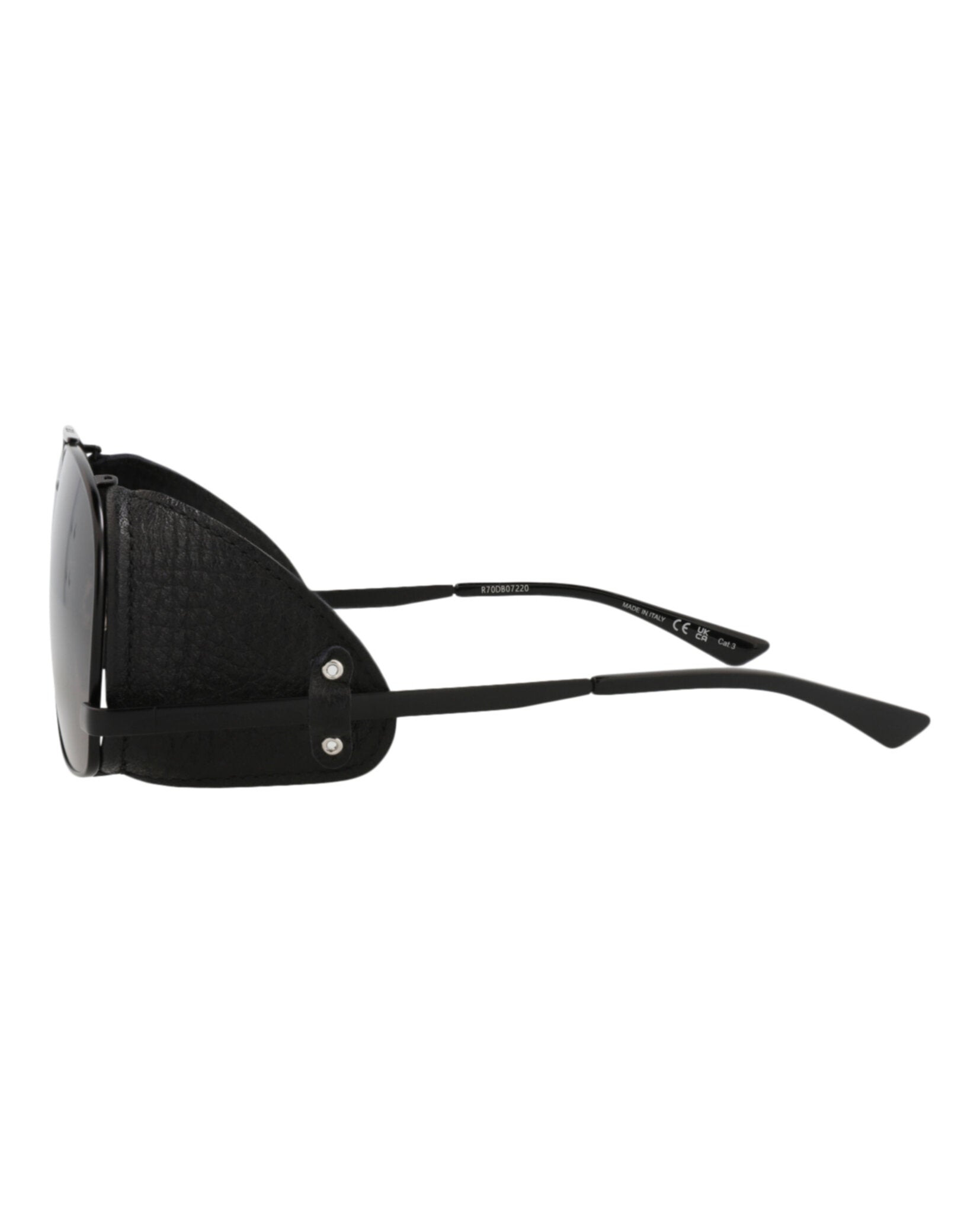 Saint Laurent Mens Aviator Black Black Black Fashion Designer Eyewear