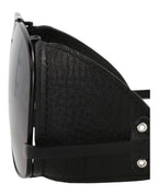 Saint Laurent Mens Aviator Black Black Black Fashion Designer Eyewear