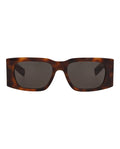 Saint Laurent Womens Square/Rectangle Havana Havana Black Fashion Designer Eyewear