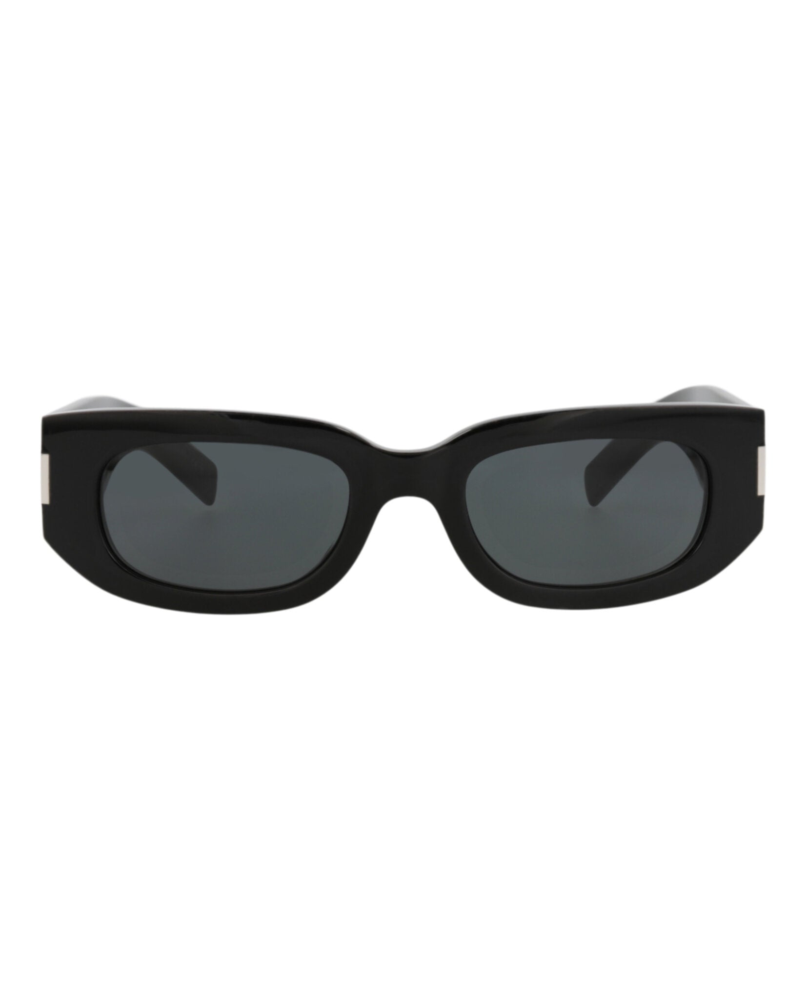 Saint Laurent Unisex Round/Oval Black Black Black Fashion Designer Eyewear